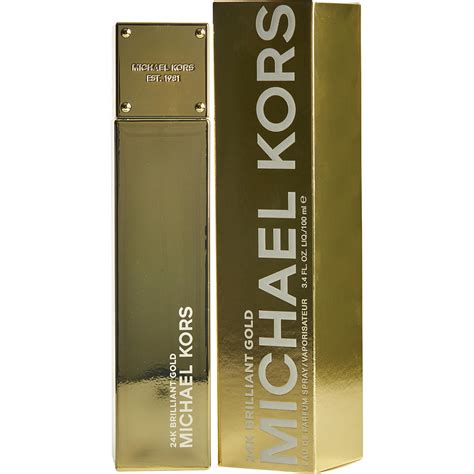 michael kors 24 karat brilliant gold perfume 3.4 oz|Michael Kors 24k gold.